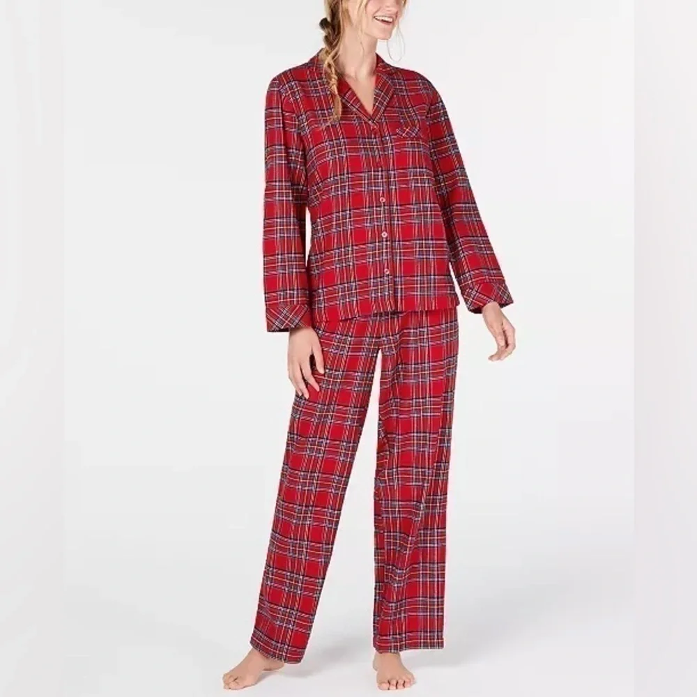 FAMILY PAJAMAS Matching Women's Brinkley Plaid Family Pajama Set